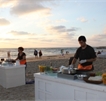 מזנוני אוכל באירוע על חוף הים תהל הפקות